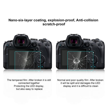 PULUZ 2.5D 9H Tempered Glass Film for Canon EOS R6