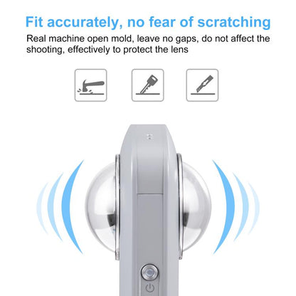 PULUZ Lens Guard PC Protective Cover Kits for Ricoh Theta SC2 / S / V