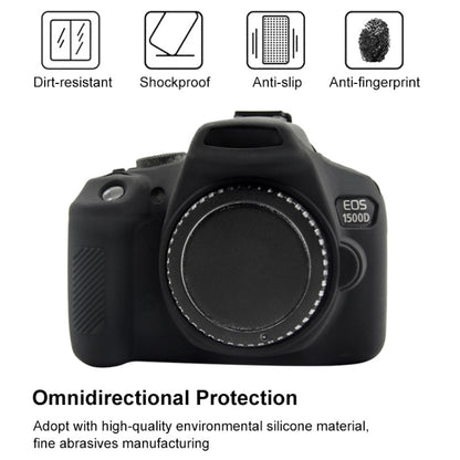 PULUZ Soft Silicone Protective Case for Canon EOS 1300D / 1500D