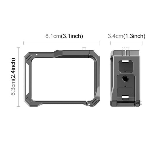 For GoPro HERO13 Black /12 Black /11 Black /10 Black /9 Black PULUZ Metal Camera Cage