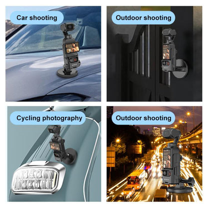 حامل سطح مكتب مغناطيسي بإطار حماية PULUZ لـ DJI OSMO Pocket 3، قاعدة قابلة للتعديل بزاوية، حامل سطح مكتب مغناطيسي