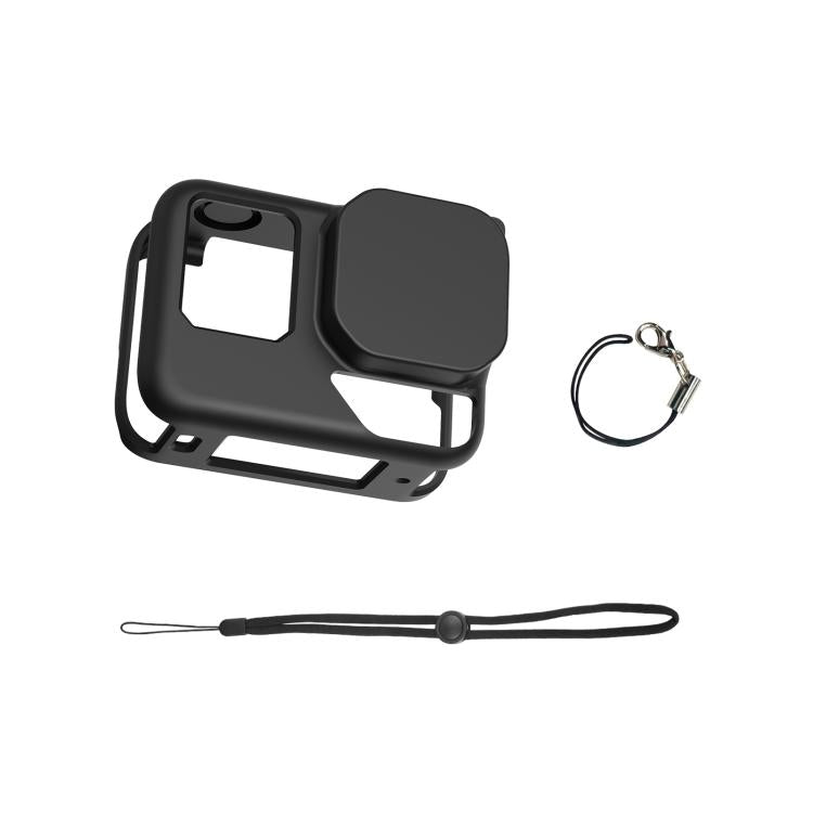 For Insta360 Ace Pro 2 PULUZ Body Silicone Protective Case with Lens Cap & Strap