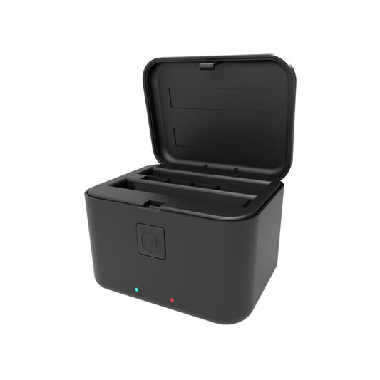 For Insta360 X5 PULUZ Dual-Batteries Charging Box Battery & Memory Card Storage Case