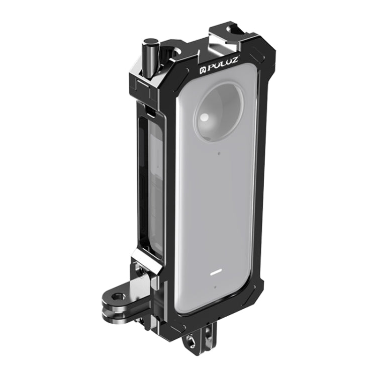 For Insta360 X3 PULUZ Metal Protective Cage Rig Housing Frame with Expand Cold Shoe Base & Tripod Adapter