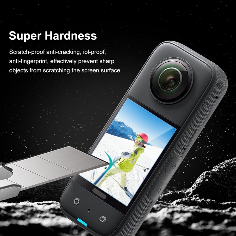 For Insta360 X3 PULUZ 2pcs Curved  HD Screen Film