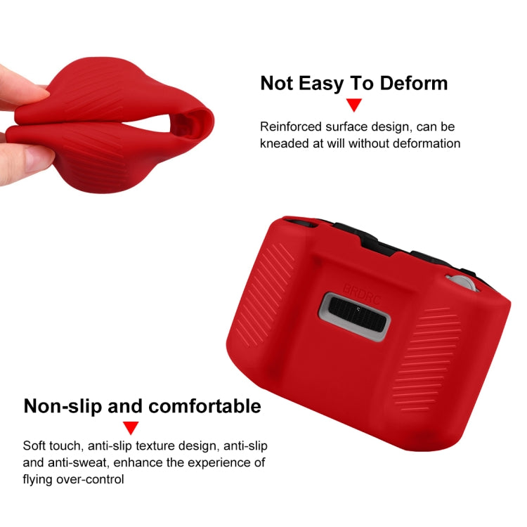 PULUZ Shockproof Anti-scratch Silicone Case with Neck Strap For DJI Neo / Mini 3 / 3 Pro / Mavic 3 / Air 2S / Mini 2 RC-N2 / RC-N1 / RC-N3 Remote Control, For DJI Mini 3 / 3 Pro / Mavic 3 / Air 2S / Mini 2 Remote Control with Neck Strap