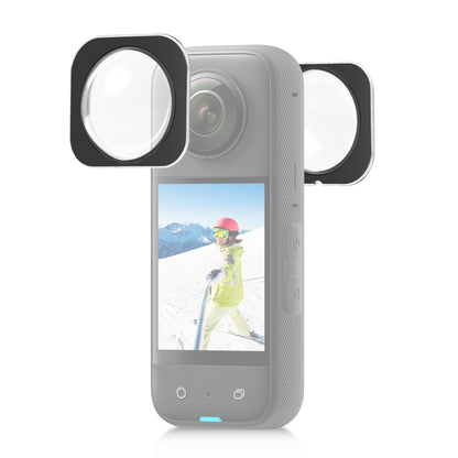 غطاء حماية زجاجي بصري لعدسة Insta360 X3 PULUZ، واقي عدسة زجاجي بصري لعدسة Insta360 X3