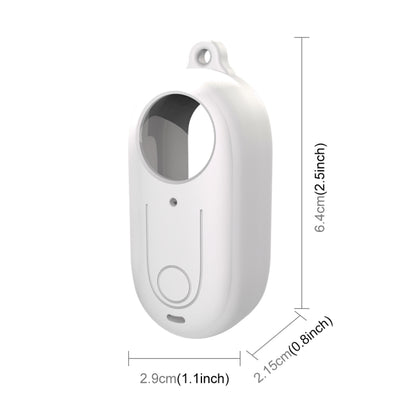 جراب سيليكون لكاميرا Insta360 GO 3 PULUZ مع غطاء للعدسات، جراب سيليكون مع غطاء للعدسات (أبيض)، جراب سيليكون مع غطاء للعدسات (أسود)، جراب سيليكون مع غطاء للعدسات (أحمر)