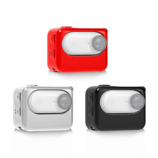 حافظة شحن كاميرا بولوز من السيليكون لكاميرا Insta360 GO 3، حافظة شحن (أسود)، حافظة شحن (أحمر)، حافظة شحن (أبيض)