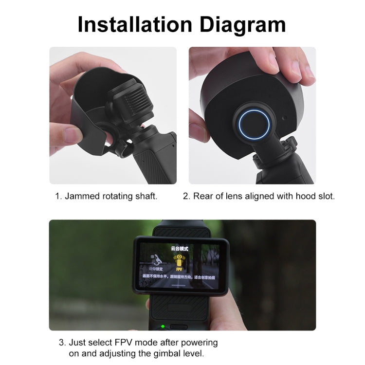 غطاء حماية لعدسة واقي الشمس لكاميرا DJI OSMO Pocket 3، واقي الشمس