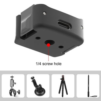 لـ DJI OSMO Pocket 3 PULUZ USB-C / Type-C Dock قاعدة شحن سطح المكتب دعامة من سبائك الألومنيوم، قاعدة شحن سطح المكتب