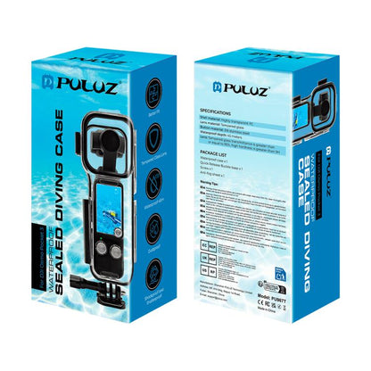 حافظة غوص PULUZ مقاومة للماء لكاميرا DJI Osmo Pocket 3 حتى 45 مترًا، حافظة مقاومة للماء (شفافة)