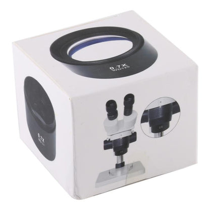 Stereo Microscopes Auxiliary Objective Lens Barlow Lens Magnifier 0.7X WD120