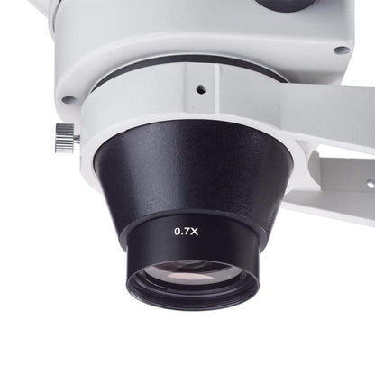 Stereo Microscopes Auxiliary Objective Lens Barlow Lens Magnifier 0.7X WD120