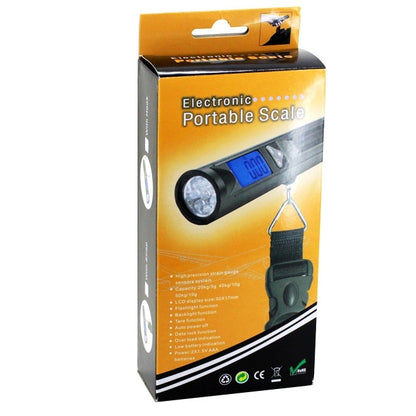 Portable Electronic Handheld Scale with LED Light (50kg/10g), 50kg x 10g