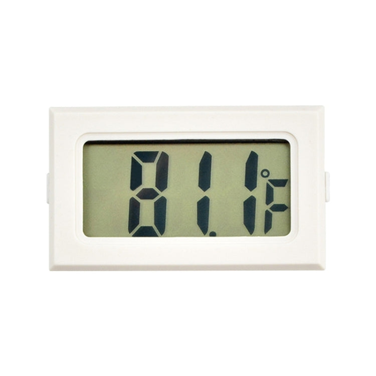مقياس حرارة رقمي صغير الحجم للأماكن الداخلية بشاشة LCD (عرض فهرنهايت)، أبيض، (عرض فهرنهايت) (أبيض)، (عرض فهرنهايت) (أسود)