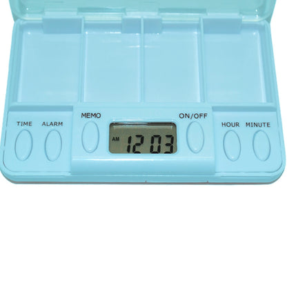 Portable Transparent Travel Pills Reminder Multi-Alarm