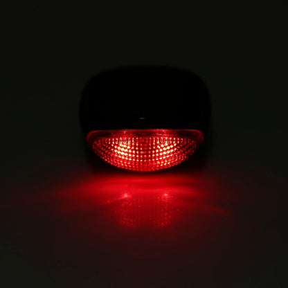 4 Flash Mode Available Solar Energy Rechargeable Bicycle Tail Light with 2 Red LED