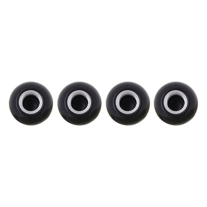 Universal 8mm American Billiards No.8 Ball Style Plastic Car Tire Valve Caps, Pack of 4, No.8 Ball