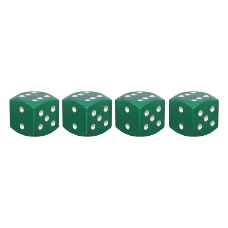 Universal 8mm Dice Style Aluminium Alloy Car Tire Valve Caps, Pack of 4, Dice Style 5, Dice Style  5, Dice Style 4, Dice Style, Dice Shape 5