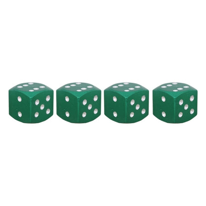 Universal 8mm Dice Style Aluminium Alloy Car Tire Valve Caps, Pack of 4, Dice Style 5, Dice Style  5, Dice Style 4, Dice Style, Dice Shape 5