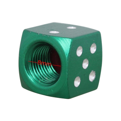 Universal 8mm Dice Style Aluminium Alloy Car Tire Valve Caps, Pack of 4, Dice Style 5, Dice Style  5, Dice Style 4, Dice Style, Dice Shape 5
