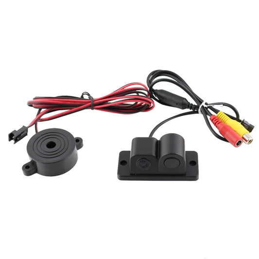 2 in 1 Mini 160 Degrees View Angle Car Rear View Reverse Backup Car Camera with Parking(Black), 2 in 1