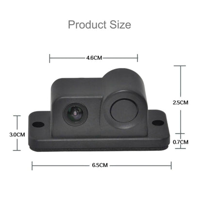 2 in 1 Mini 160 Degrees View Angle Car Rear View Reverse Backup Car Camera with Parking(Black), 2 in 1