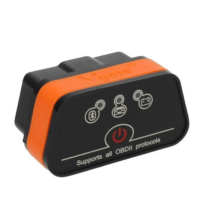 أداة فحص السيارة عالية الجودة فائقة الصغر Vgate iCar2 ELM327 OBDII WiFi، تدعم Android وiOS، WiFi باللون الأسود
