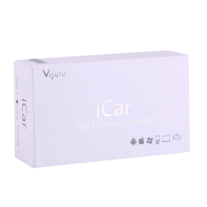 أداة فحص السيارة عالية الجودة فائقة الصغر Vgate iCar2 ELM327 OBDII WiFi، تدعم Android وiOS، WiFi باللون الأسود