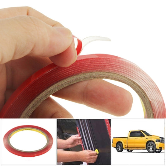 10 PCS Universal Car Transparent Double Sided Adhesive Tape, Width: 6mm, 3m×0.6cm