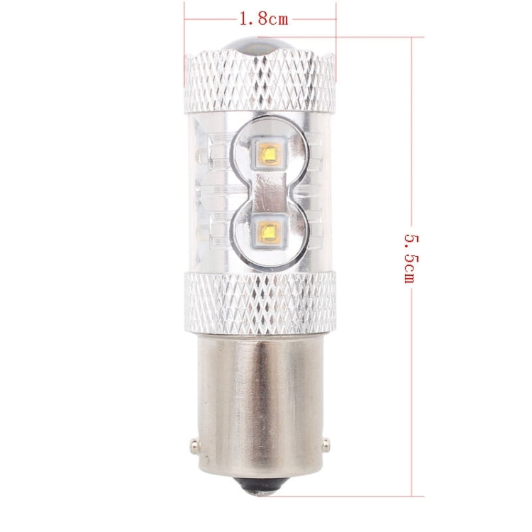 1156/BA15S 50W 750LM 6500K White Light 10-3535-LEDs Car Backup light , Constant Current , DC12-24V, 1156 50W