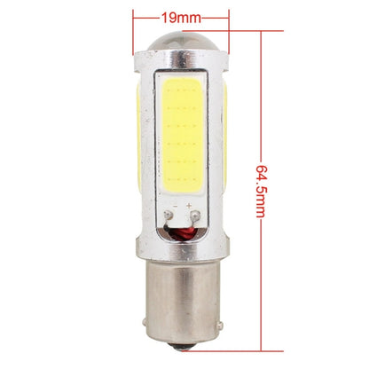 2 PCS 1156/BA15S 1250LM 20W + 5W 5 x COB LED White Light Car Brake Light Lamp Bulb, DC 12-24V, 1156
