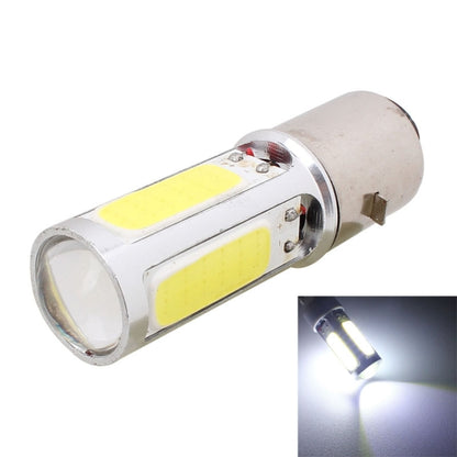 BA20D 1250LM 20W + 5W 5 x COB LED White Light Motorcycle Brake Light Lamp Bulb, DC 12V, 20W + 5W 1250LM