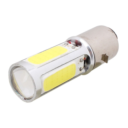 BA20D 1250LM 20W + 5W 5 x COB LED White Light Motorcycle Brake Light Lamp Bulb, DC 12V, 20W + 5W 1250LM