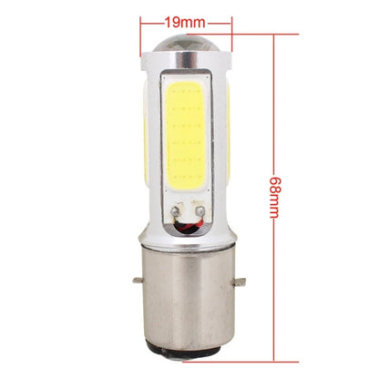 BA20D 1250LM 20W + 5W 5 x COB LED White Light Motorcycle Brake Light Lamp Bulb, DC 12V, 20W + 5W 1250LM