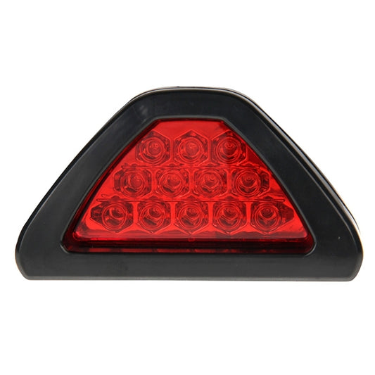 12-LED Rear Tail Warning Brake Light for DC 12V Cars, 12-LED Red Light, White Light