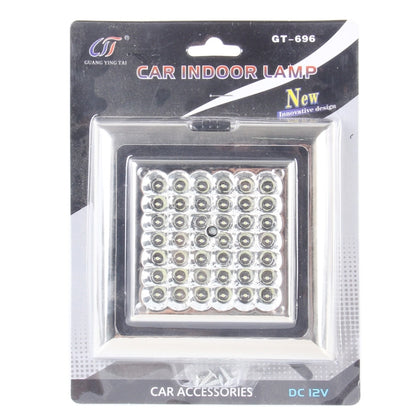 High Power Car Indoor 42 LED 3 Sections Switch Lamp Light, DC 12V（White Light), 42 LEDs