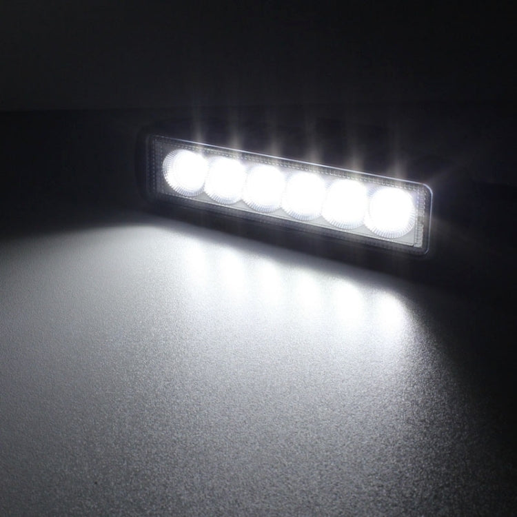 18W 1440LM Epistar 6 LED  Car Work Lamp Bar Light Waterproof IP67, DC 10-30V, DC 10-30V, 1440LM