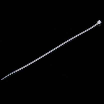 500 PCS 3 x 150mm Self-Locking Nylon Cable Wire Zip Ties, 3mm x 150mm White