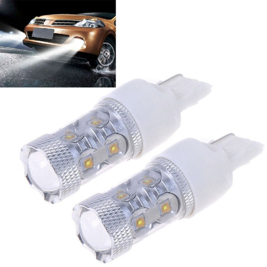 2 PCS 7440 650 Lumen 50W 10-3535-LEDs 6500K White Light  Car Brake Light, DC 12-24V, 7440