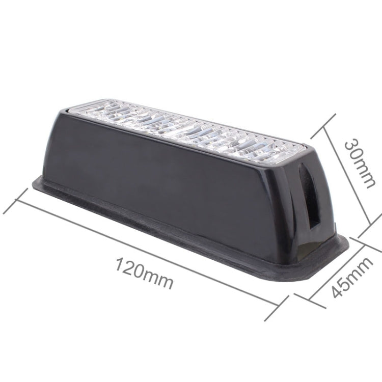 12W 720LM 6500K 635nm 4-LED Wired Car Flashing Warning Signal Lamp, DC12-24V, Wire Length: 95cm, LED White + Red Light, 4-LED Blue + Red Light, 4-LED Blue Light Wire Length: 95cm, 4-LED Red Light Wire Length: 95cm, 4-LED White Light Wire Length: 95cm��...