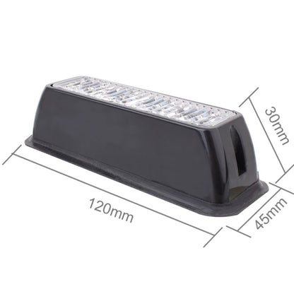 12W 720LM 6500K 635nm 4-LED Wired Car Flashing Warning Signal Lamp, DC12-24V, Wire Length: 95cm, LED White + Red Light, 4-LED Blue + Red Light, 4-LED Blue Light Wire Length: 95cm, 4-LED Red Light Wire Length: 95cm, 4-LED White Light Wire Length: 95cm��...