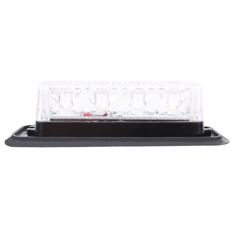 12W 720LM 6500K 635nm 4-LED Wired Car Flashing Warning Signal Lamp, DC12-24V, Wire Length: 95cm, LED White + Red Light, 4-LED Blue + Red Light, 4-LED Blue Light Wire Length: 95cm, 4-LED Red Light Wire Length: 95cm, 4-LED White Light Wire Length: 95cm��...