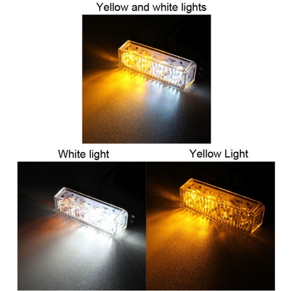 12W 720LM 6500K 635nm 4-LED Wired Car Flashing Warning Signal Lamp, DC12-24V, Wire Length: 95cm, LED White + Red Light, 4-LED Blue + Red Light, 4-LED Blue Light Wire Length: 95cm, 4-LED Red Light Wire Length: 95cm, 4-LED White Light Wire Length: 95cm��...