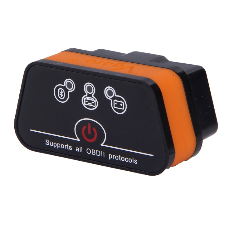 Vgate iCar II Super Mini ELM327 OBDII Bluetooth V3.0 Car Scanner Tool, Support Android OS, Support All OBDII Protocols, Bluetooth V3.0 Black, Bluetooth V3.0 Oragne, Bluetooth V3.0  White, Bluetooth V3.0 Orange + Black, Bluetooth V3.0 Blue��������������...