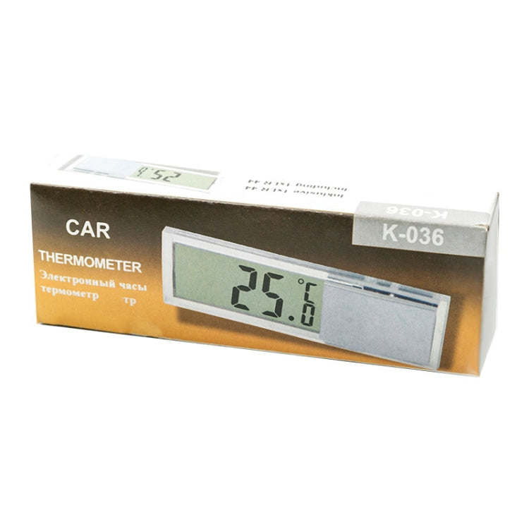 K-036 LCD Car Thermometer with Sucker, Thermometer