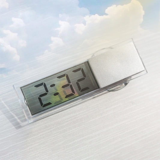 K-033 LCD Auto Clock with Sucker, Clock
