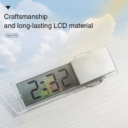 K-033 LCD Auto Clock with Sucker, Clock