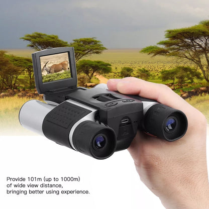 DB618B 10X25 Zoom 10mm Objective Lens HD 1280x960P 1.5 inch LCD Screen Binocular Telescope Digital Camera